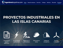 Tablet Screenshot of ingenieroslaspalmas.com